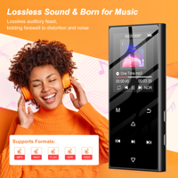 Lecteur de musique MP3 haut-parleur intégré bouton tactile fente pour carte TF WAV pour 5.3 conception portable légère pour les enfants en plein air