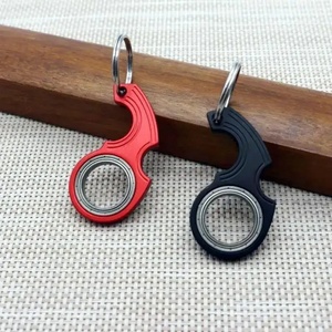 Spinning Key <b>Ring</b> Metal Hand Spinner Outlet Keychain Spinner <b>Anxiety</b> Stress Relief <b>Fidget</b> Toys Relieve <b>Fidget</b> Keychain <b>Ring</b> - Product Image 1