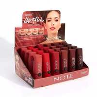 Serie Nude, Bajo MOQ, Buen Precio, Venta al por Mayor, 24 Unidades en Caja Exhibidora, Lápiz Labial de Colores Variados, Se Aceptan Pedidos OEM