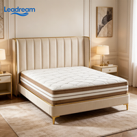 Matelas en mousse à mémoire de forme en gros, tailles Queen et King, ressorts ensachés, compressé, luxe hôtelier, lit souple