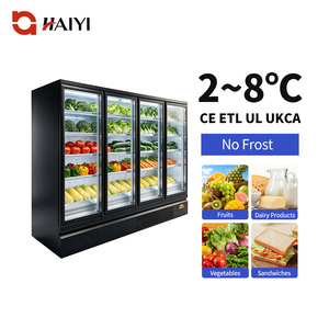 Vitrine Réfrigérée Commerciale Ouverte pour Supermarché, Multi-niveaux, Refroidissement par Air, Étagères Réglables - Product Image 3