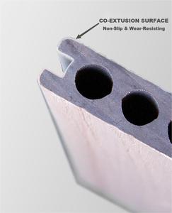 Hiện đại vuông ipe decking gạch 18 mét dày bấm vào truyền thống đương đại PVC gỗ nhựa tếch chải kỹ thuật cho sân - Product Image 5