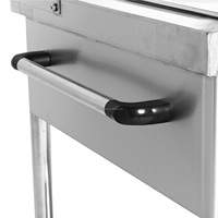 Chauffe-plats commercial Bain Marie Buffet Pan Steam Table avec verre
