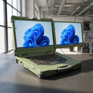 แล็ปท็อปอุตสาหกรรมแบบหน้าจอคู่ ทนทาน ขนาด 15.6 นิ้ว ซีพียู Core I7 สำหรับงานวิเคราะห์ข้อมูลภาคสนามและการควบคุม รุ่น Lz1562-001 หน้าจอคู่ขนาด 15.6 นิ้ว - Product Image 1