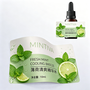 Étiquettes adhésives personnalisées en rouleau de haute qualité Jinyu, impression imperméable, étiquettes privées, étiquettes cosmétiques - Product Image 1