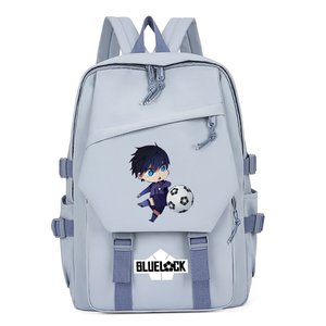 อะนิเมะบลูล็อคกระเป๋าเป้สะพายหลังนักเรียนวัยรุ่นชายหญิงกระเป๋าหนังสือโรงเรียน ลาซาจิ โยอิจิ ชิกิริ ฮโยมะกระเป๋าสะพายแล็ปท็อปกระเป๋าเดินทาง - Product Image 5