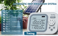 Système d'arrosage automatique solaire Season gris -10°C~50°C Garantie 1 an Capteur d'humidité intelligent pour jardin avec minuterie