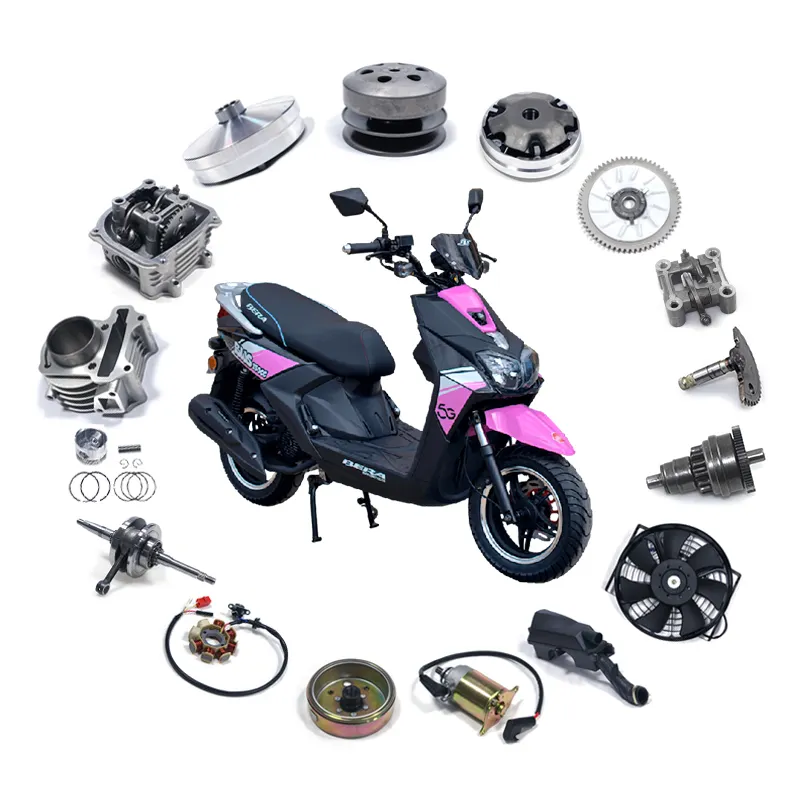 Yeni varış Scooter motosiklet motoru yedek parça GY6 motor Bera BWS R 150cc motor parçaları