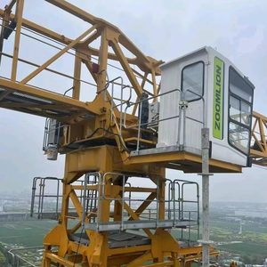 Max Lifting 15 Tons Topkit <strong>Tower</strong> <strong>Crane</strong> QTZ6515 for Construction Brand New Factory Made for High Building Variable Height - Product Image 2