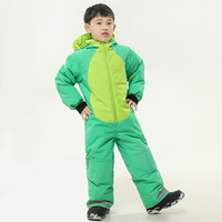 Combinaisons d'hiver de style dinosaure pour enfants, snowboard et ski, combinaison une pièce