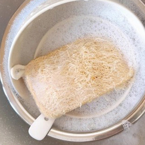 Loofah Sponge Rectangle Pad For Pots And Pans Dish Cleaning Scouring Tool - Product Image 4