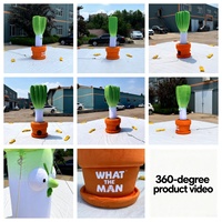 Mascotte gonflable personnalisable en forme d'oignon vert, imprimée numériquement, pour promotion extérieure, modèle de légume durable de 2,5 m / 8,2 pi de hauteur
