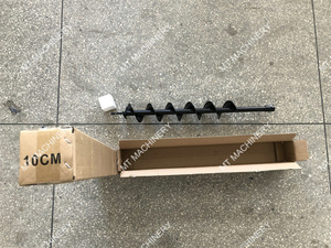 Earth Auger Drill Bit 100mmx80mm <b>for</b> Post Hole Digger Steel Drill Bit Garden Planting <b>Tool</b> - Product Image 3