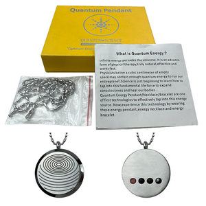 Colgante de Energía Cuántica Redondo, Iones Negativos, Infrarrojo Lejano, Bloqueador de EMF 5G, Energía Escalar, Anti Radiación, Suministro de Fábrica Personalizado OEM - Product Image 3
