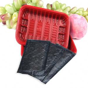 Tampon absorbant en papier pour viande de haute qualité, pour plateau alimentaire, 160x80mm, 1 à 3 jours, 45ml/pc, Misource Blanc, Noir, 500pcs CN;GUA - Product Image 3