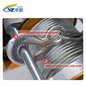 500 נייד ק "ג רעש נמוך הרמה ציוד 1000 ק" ג משק המפעל למכירה 220v בנייה מנוף - Product Image 4