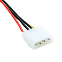 Câble de données SFF-8482 SAS 29 broches vers SATA 7 broches de 70 cm avec connecteur d'alimentation Molex LP4 4 broches, convertit le disque dur SAS du serveur en port SATA pour PC