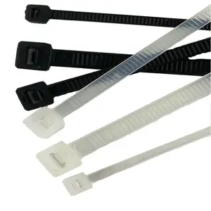 Huihua Hot Sale Plastic Durable Popular Self-locking Nylon Cable Tie Size