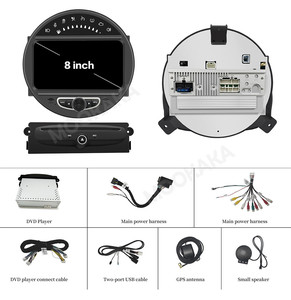ZWNAV Android auto GPS navigazione lettore DVD Headunit per Mini Cooper schermo 2006 2013 headunit multimedia radio registratore - Product Image 5