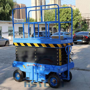 Venta directa de fábrica de China, altura de elevación de 4-18m, 500kg, 1000kg, elevador de tijera hidráulico eléctrico remolcable Manual móvil Skylift - Product Image 3