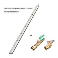 Outil de nettoyage de réservoir d'eau de voiture 60cm 80cm 100cm Kit de rinçage de radiateur SUV Camion Eau Air Double Système de rinçage Lance de gouttière domestique