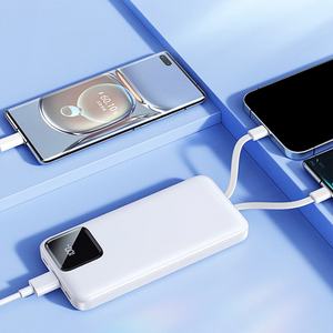 Banco de Energía de Gran Capacidad con Pantalla LED, 10000mah 20000mah, Carga Rápida, con Cable - Product Image 4