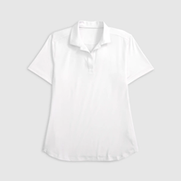 Vêtements Polo pour femmes, T-shirts polo confortables, fabricant de polos personnalisés, polos doux OEM, polos imprimés pour femmes, polos de golf pour femmes
