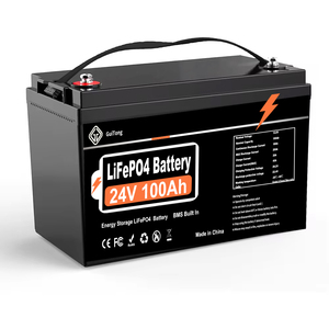 แบตเตอรี่ลิเธียมฟอสเฟตแบบชาร์จไฟได้สำหรับพลังงานแสงอาทิตย์ 24V/25.6V 100Ah/200Ah สำหรับรถยนต์ไฟฟ้า (EV)  แบบ Lipo4 LFP - Product Image 1