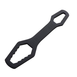 Double-Ended Open End <b>Wrench</b> 8-14 14-24 Metric Hex Serrated Jaw Chromium Vanadium Steel Zinc Plated Diy Tool - Product Image 2
