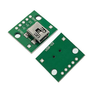 Carte de dérivation verticale OKY3447-1 avec port USB B femelle et interrupteur DIP, module à souder pour électronique DIY - Product Image 3