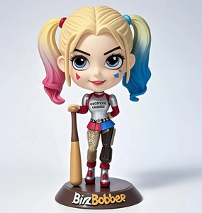 Suvenir ornamen maskot Dekorasi Desktop realistis buatan tangan 7 "kepala goyang Resin Ratu badut dapat disesuaikan - Product Image 3