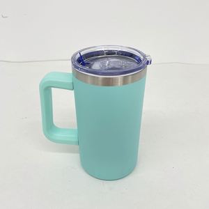 Vasos Térmicos Deportivos de 20oz con Diseño de Macaron, Sublimables, en Stock, Taza de Viaje para Café con Asa Extraíble - Product Image 2