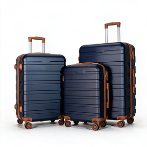3Pcs ABS <b>Hard</b> <b>Shell</b> Luggage Set 20/24/28 Inches Spinner Wheels <b>Suitcase</b> with TSA Lock Unisex Travel Bag Modern Style - Product Image 6