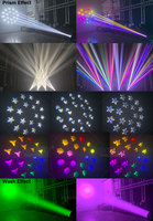Mini projecteur à faisceau mobile 7R 230W avec anneau de pixels LED DMX512 pour scène, DJ, discothèque, éclairage Sharpy Beam