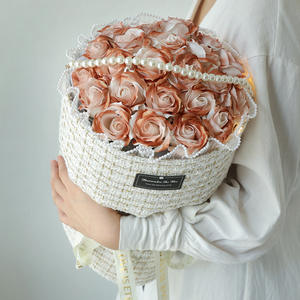 Arrivée mousse éternelle savon fleurs bouquet Saint Valentin <span class=keywords><strong>rose</strong></span> cadeau Bouquet de roses artificielles - Product Image 5