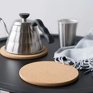Lot de 10 sous-verres ronds en liège, 4 tapis autocollants, accessoires de bricolage et d'artisanat, logo personnalisé - Product Image 2