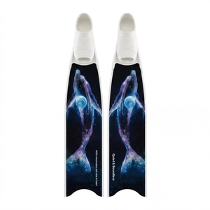 Ailerons de plongée libre <span class=keywords><strong>Film</strong></span> Leaderfins C4 V3 avec autocollant motif Scuba et logo – Équipement de plongée - Product Image 5