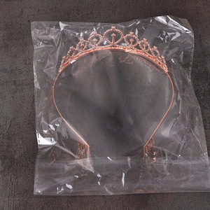 Galvanisierte Luxus-Tiaras Krone Kopfschmuck Brautaccessoires Europäisch-Amerikanischer Stil Prinzessin Legierung Haarschmuck Krone - Product Image 5