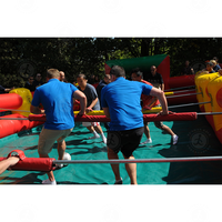 Jeu de baby-foot géant gonflable - Grande activité de divertissement pour fêtes en extérieur et en intérieur pour adultes et équipes