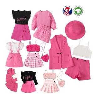 Ensembles de Vêtements pour Fille Vente Chaude Été Enfants Dessins Animés Tenues T-shirts à Manches Courtes Shorts Ensembles pour Bébés Filles - Product Image 2