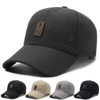 Gorra de Béisbol de 6 Paneles Transpirable con Protección Solar para Verano; Gorra de Malla Unisex de Secado Rápido; Ajustable con Cierre a Presión para Senderismo y Pesca al Aire Libre