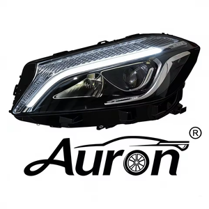 AURON Ensemble de phares avant à LED pour Classe W176 2012-2015 12V 36W 6000K 10000 Lumens Nouveau phare de route/croisement - Product Image 1