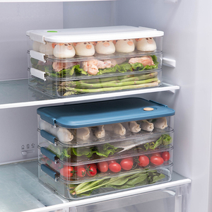 stackable kitchen products drawers fridge storage organizer for refrigerator