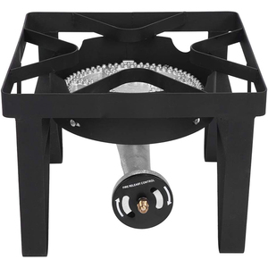 Cocina de Gas Portátil de un Solo Quemador, Elegante y Ligera |   Elegante Estufa de Hierro Fundido Negra para Uso en Exteriores y Doméstico en Autocaravanas - Product Image 6