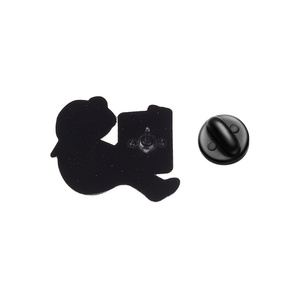 Pin de solapa de metal esmaltado de alta calidad con diseño de rana divertida y texto 'How To Slap Someone Through The Internet', personalizado, venta al por mayor - Product Image 5