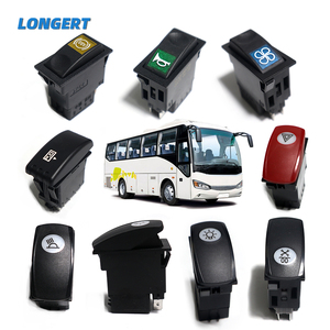 24v Lamp Fan Electric Rocker Switch For Higer Kinglong Golden Dragon Yutong Zhongtong Bus - Product Image 1