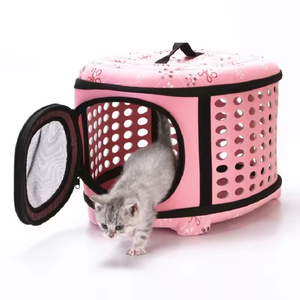 Soft Collapsible Pet Carrier Pet Handbag Outdoor Travel Cages Light Weight Farewell to Stuffy - Product Image 5