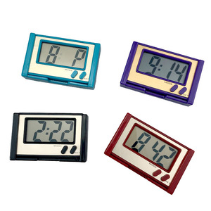 Bk-608 Large Screen Digital Car Clock With Adhesive Back For Dashboard Display Time And Date - Product Image 5