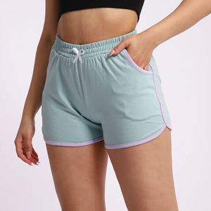 Wholesale <b>Women</b> Printed Flower Beach <b>Shorts</b> Fitness Summer <b>Board</b> <b>Shorts</b> OEM Polyester Knitted Boardshort - Product Image 2