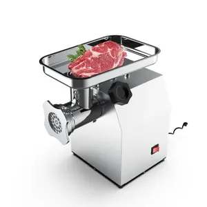 Picadora de carne de acero inoxidable, máquina eléctrica